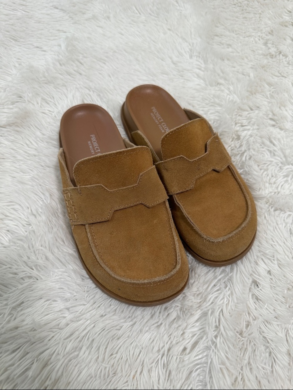 💡 Project Cloud Genuine Suede Clogs